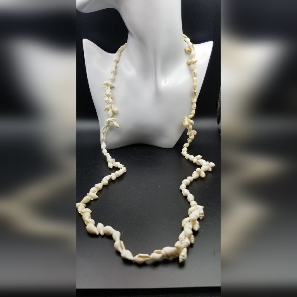 Authentic seashell breathtaking natural beauty necklace. N111